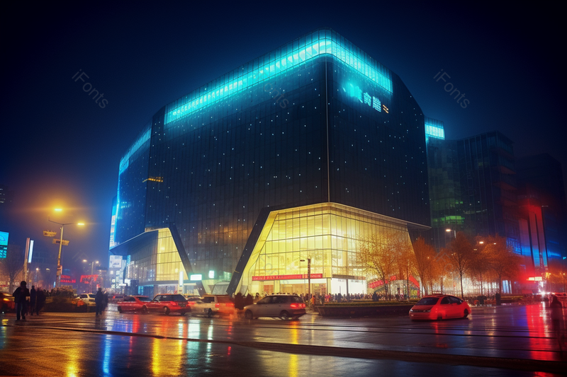 城市街道夜景灯光繁华建筑,高清,摄影图,摄影图片,图片大全,摄影图免费下载